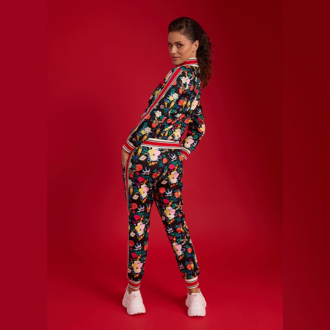 Hamster London Victoria Floral Tracksuit Flower