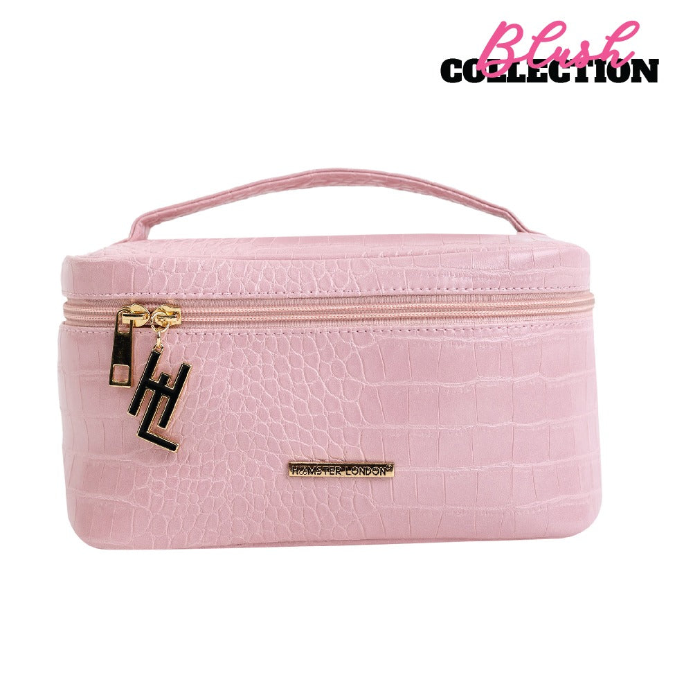 Hamster London Blush Collection Pink Vanity Case