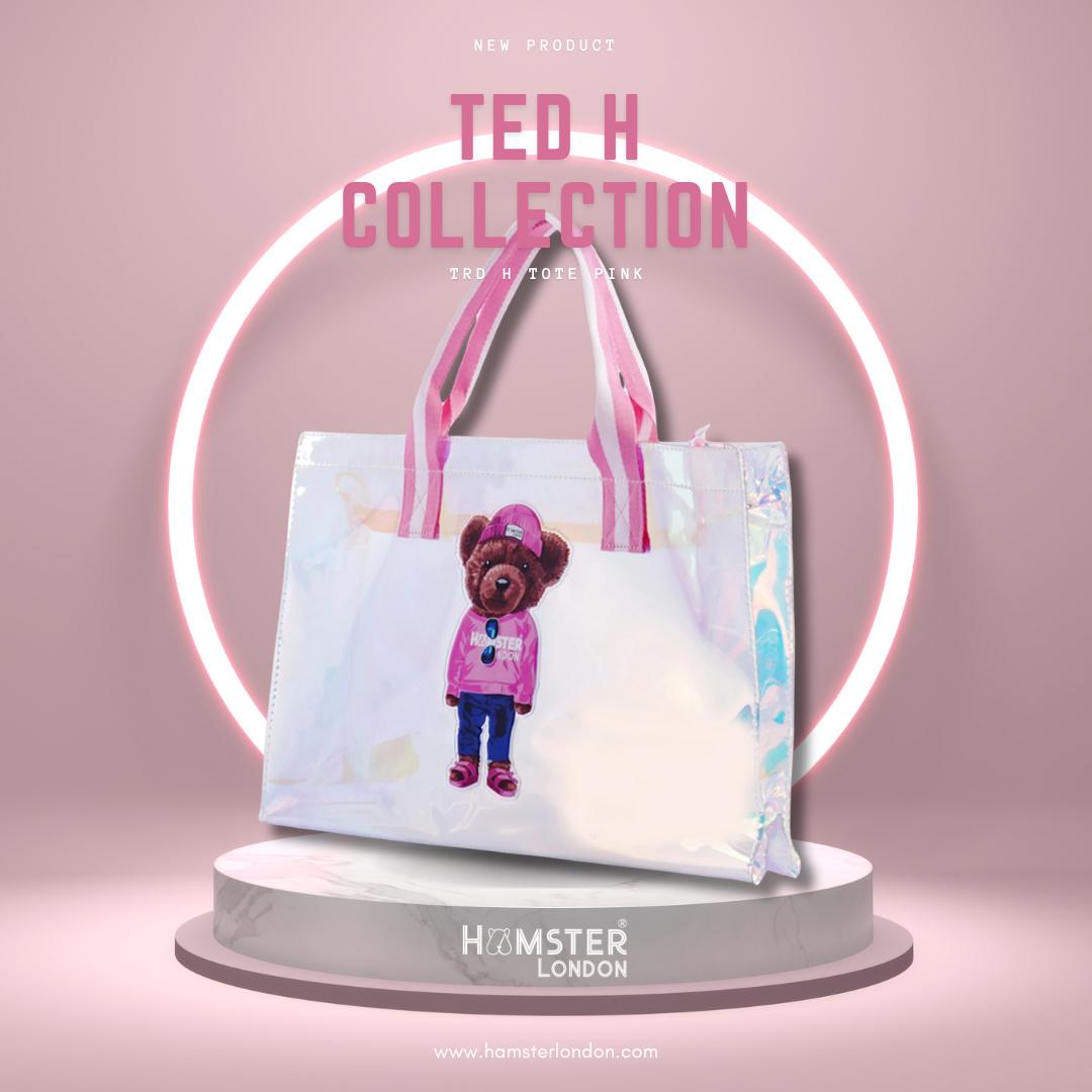 Hamster London Ted H Tote Pink