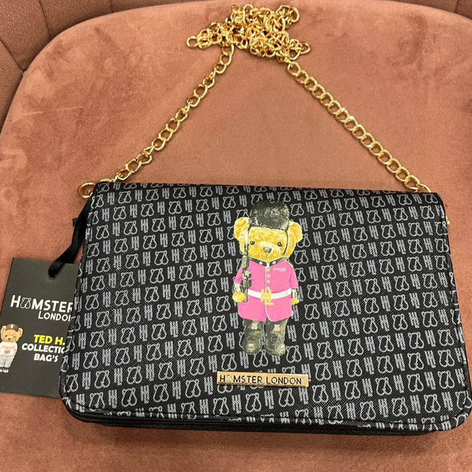 Hamster London Ted H Limited Edition Party Sling Black