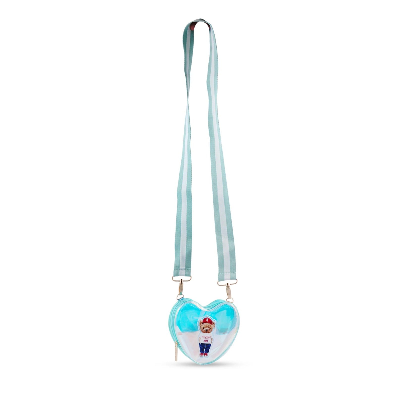 Hamster London Gift Hamper Ted H Sling Aqua Combo Duffle, Sling & Heart Sling