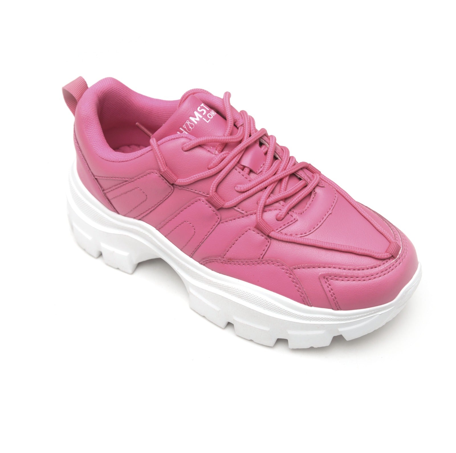 Hamster London Mousehole Hot Pink Party Sneakers