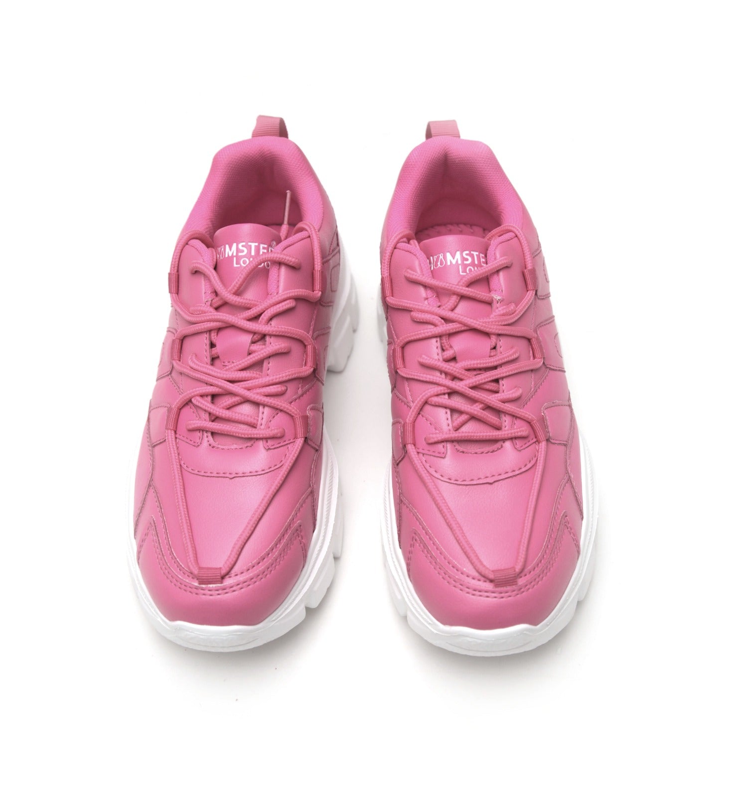 Hamster London Mousehole Hot Pink Party Sneakers