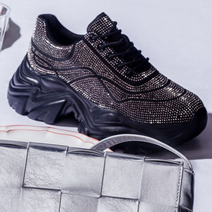 Hamster London Crystal Black Sneakers