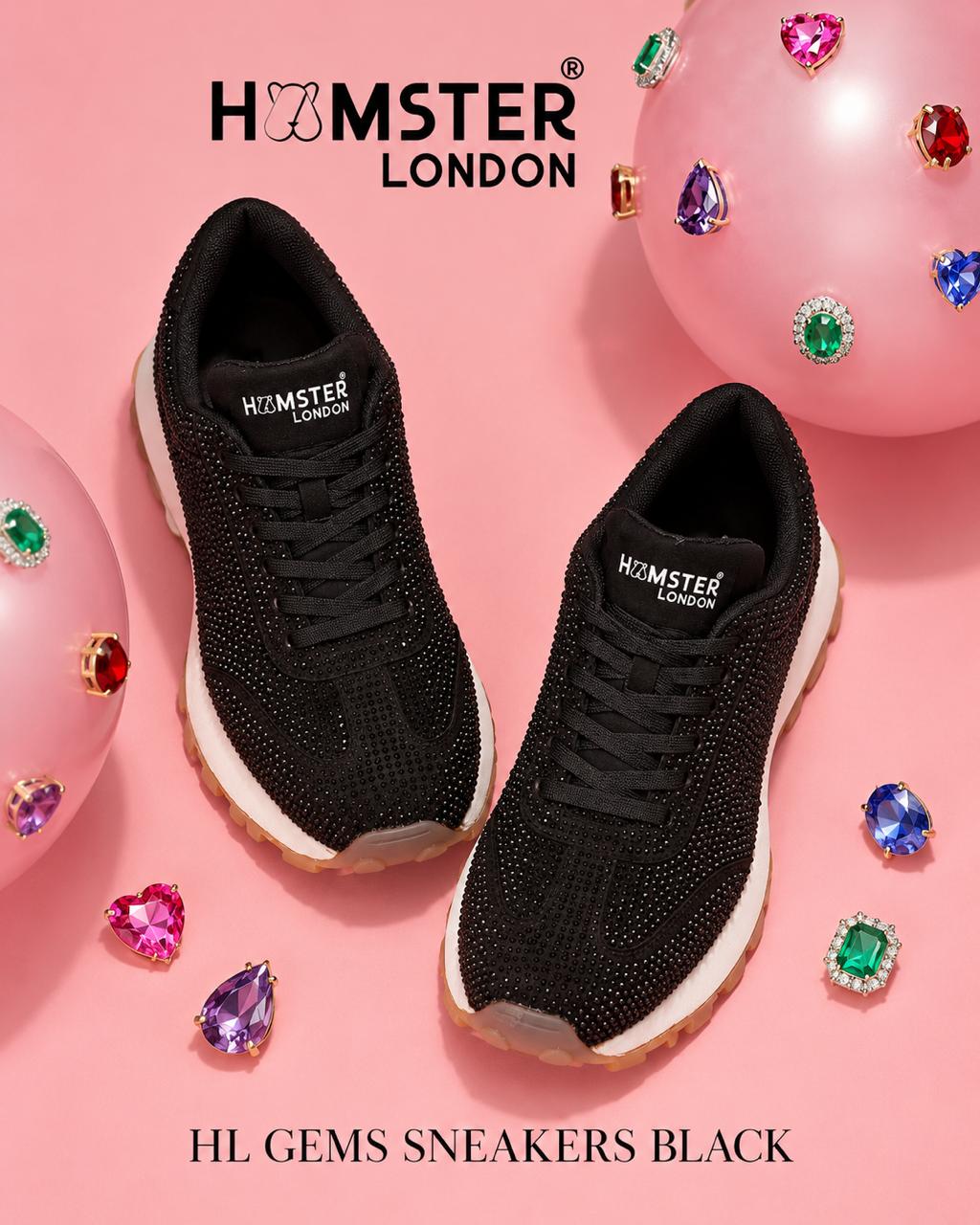 Hamster London Gems Sneaker – Black