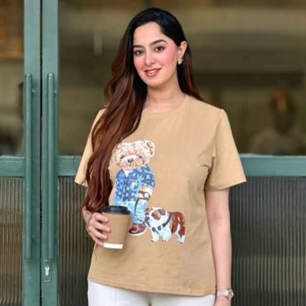 Hamster London Ted H's Best Friend T-Shirt Beige