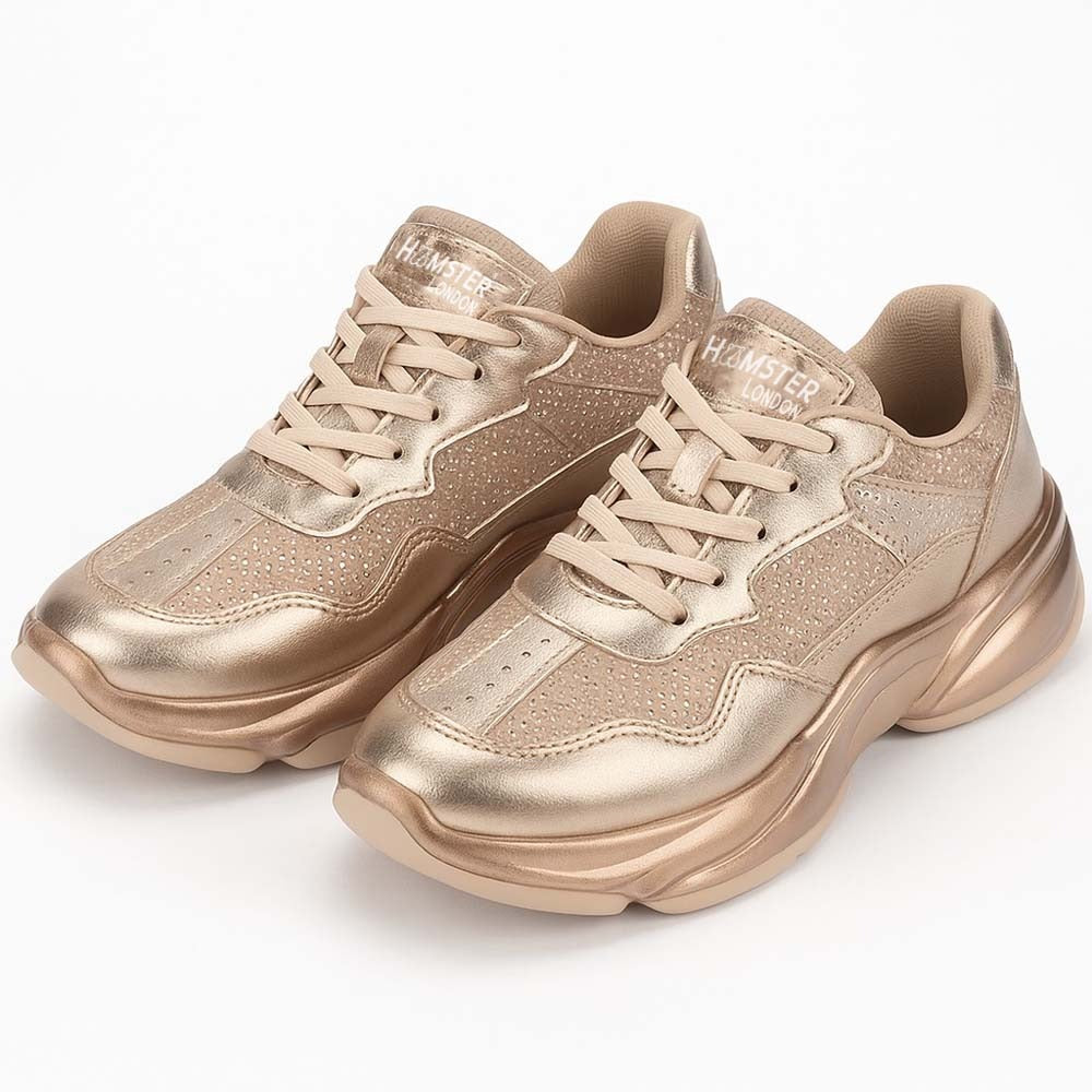 Hamster London Marcella Golden Party Sneakers