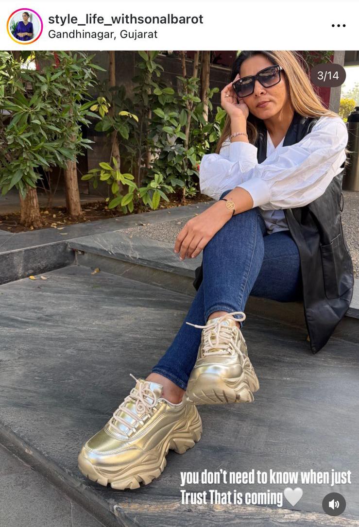 Hamster London Ultimate Golden Sneakers