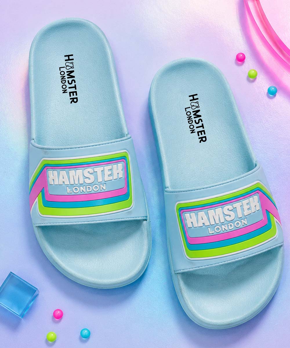 Hamster London Hilton Slides Aqua