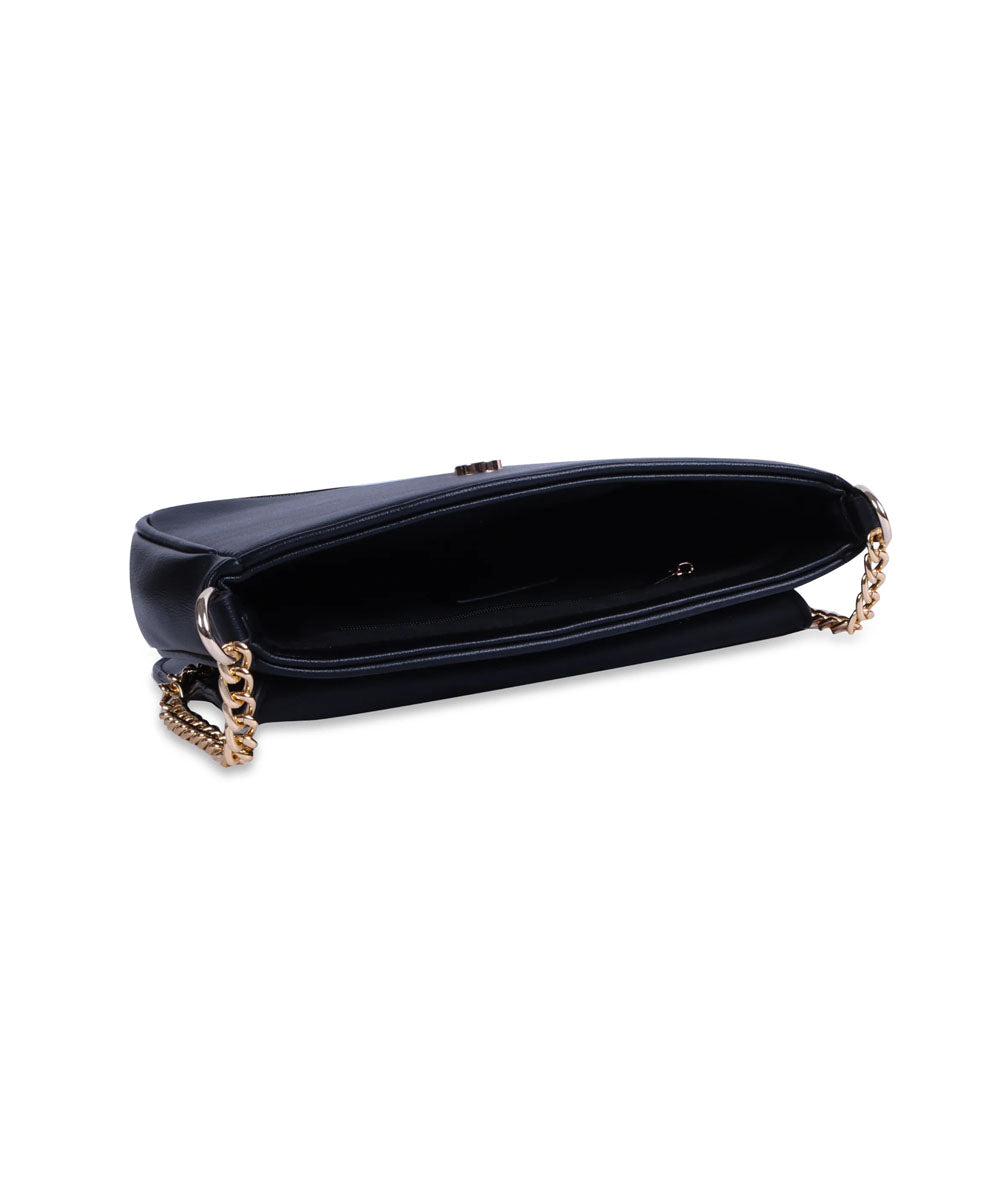 Hamster London Beverley Glow-up Crossbody Bag Black