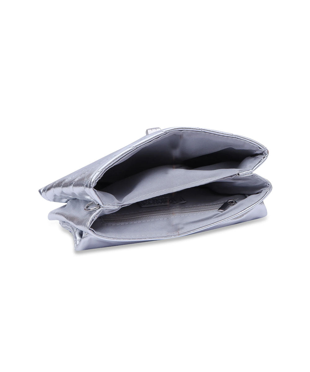 Hamster London Bea Crossbody Bag Silver