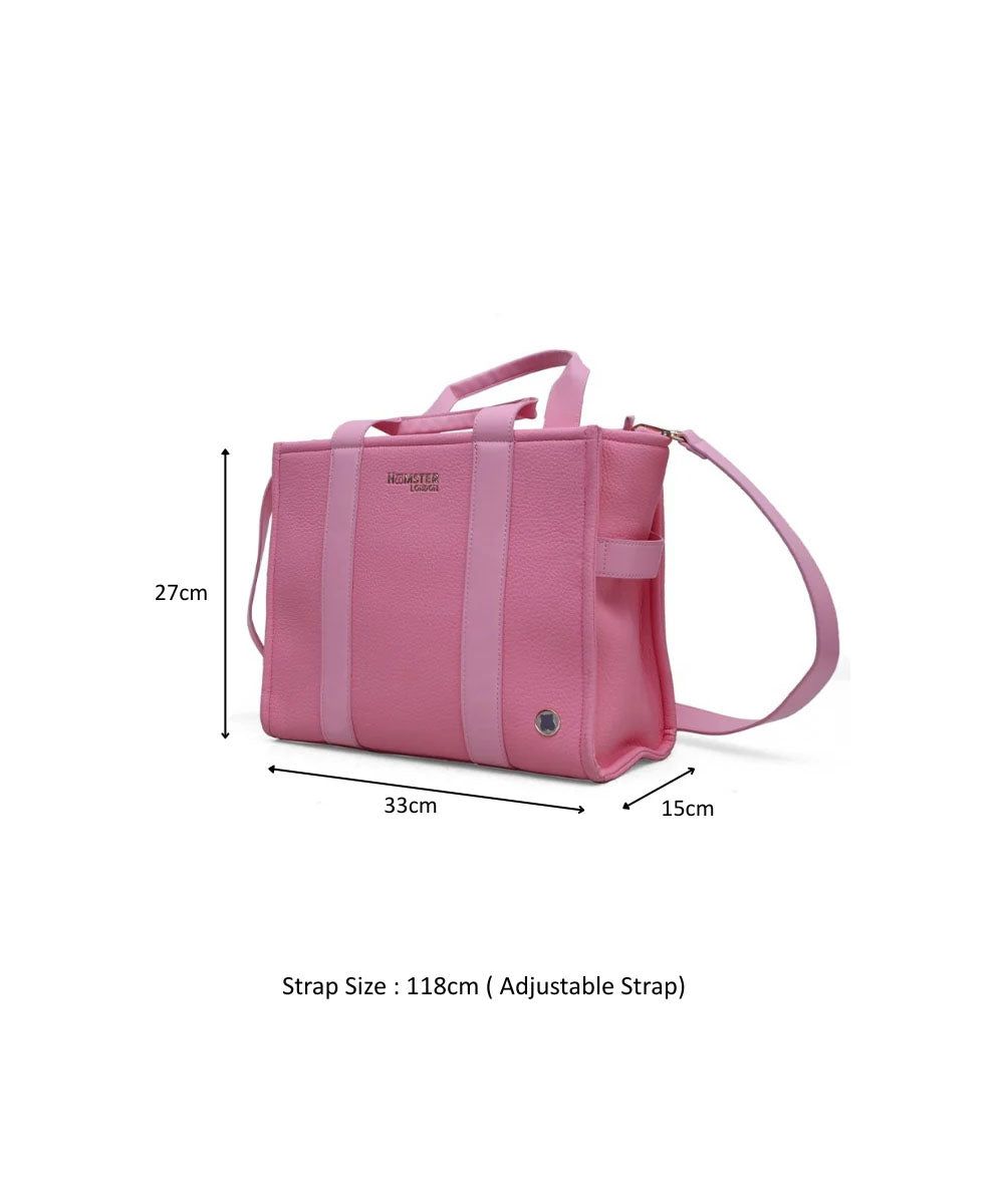 Hamster London Roma Tote Bag Pink
