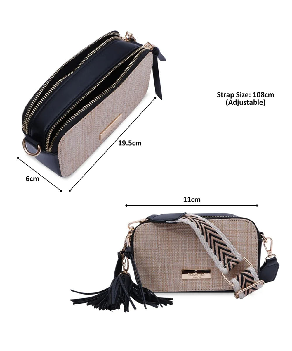 Hamster London Beverley Staycation Crossbody Black