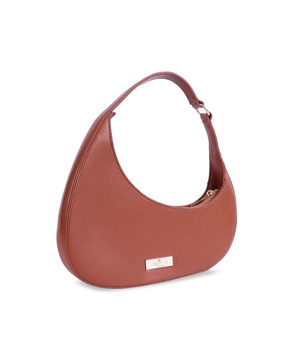 Hamster London Beverley Mia Shoulder Bag Brown