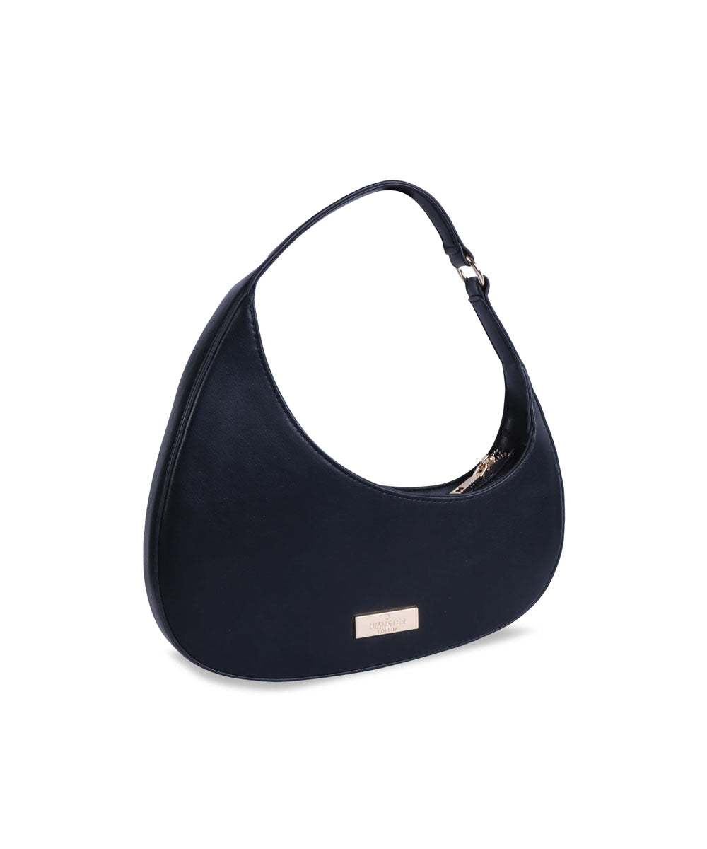 Hamster London Beverley Mia Shoulder Bag Black