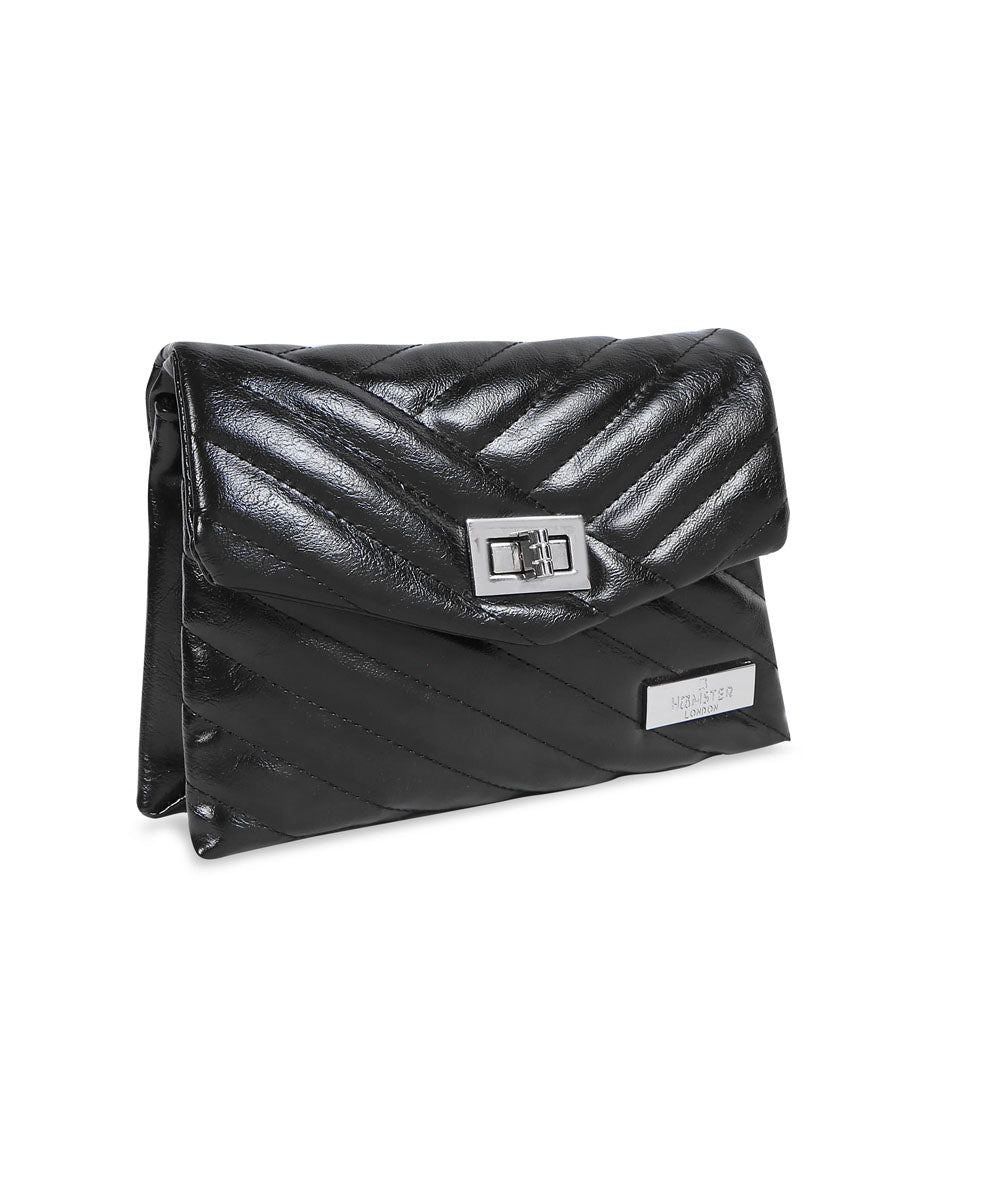 Hamster London Beverley Bea Crossbody Bag Black