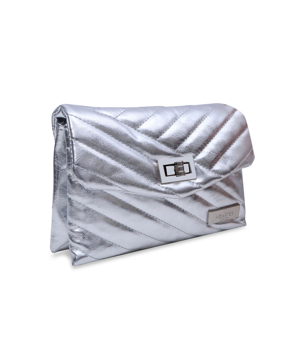 Hamster London Bea Crossbody Bag Silver