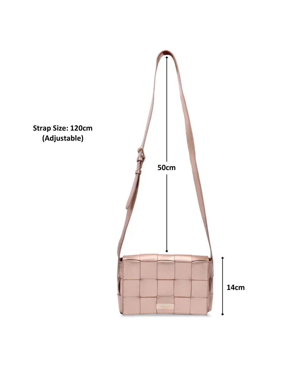 Hamster London Beverley Stellina Crossbody Rose Gold