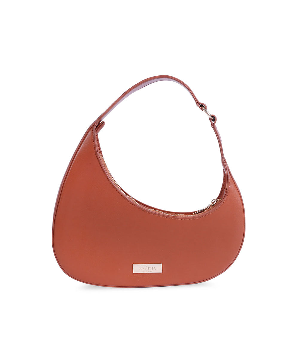Hamster London Beverley Mia Shoulder Bag Brown