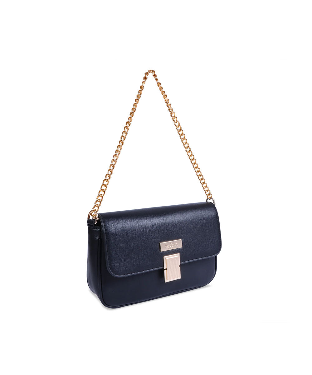 Hamster London Beverley Glow-up Crossbody Bag Black