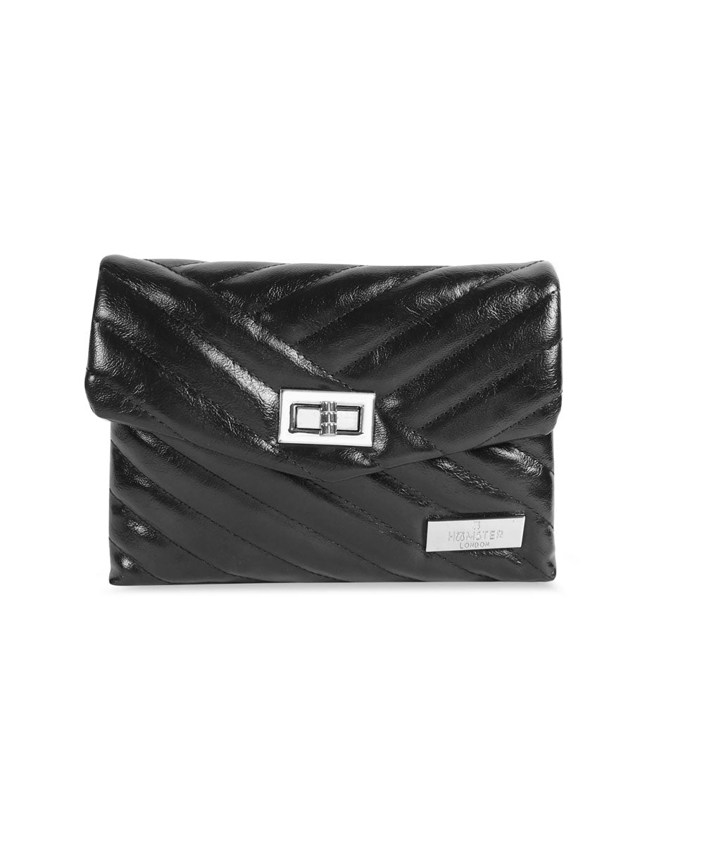 Hamster London Beverley Bea Crossbody Bag Black