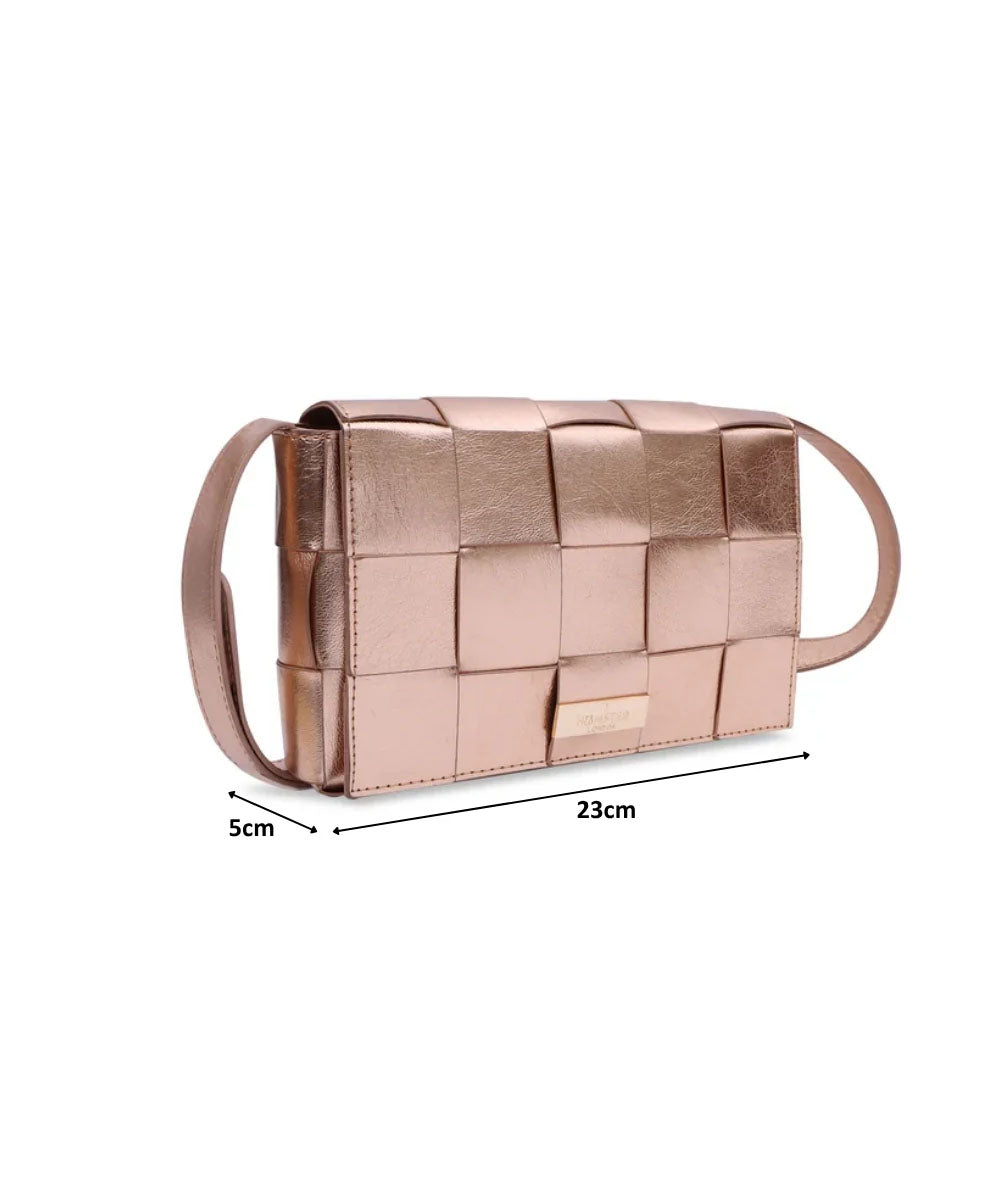Hamster London Beverley Stellina Crossbody Rose Gold
