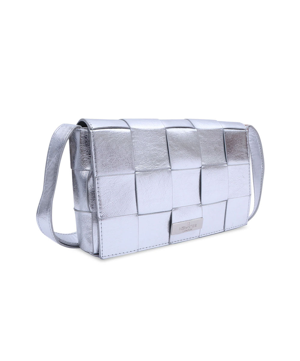 Hamster London Beverley Stellina Crossbody Silver