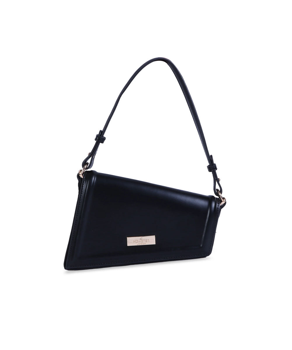 Hamster London Beverley Freefall Shoulder Bag Black