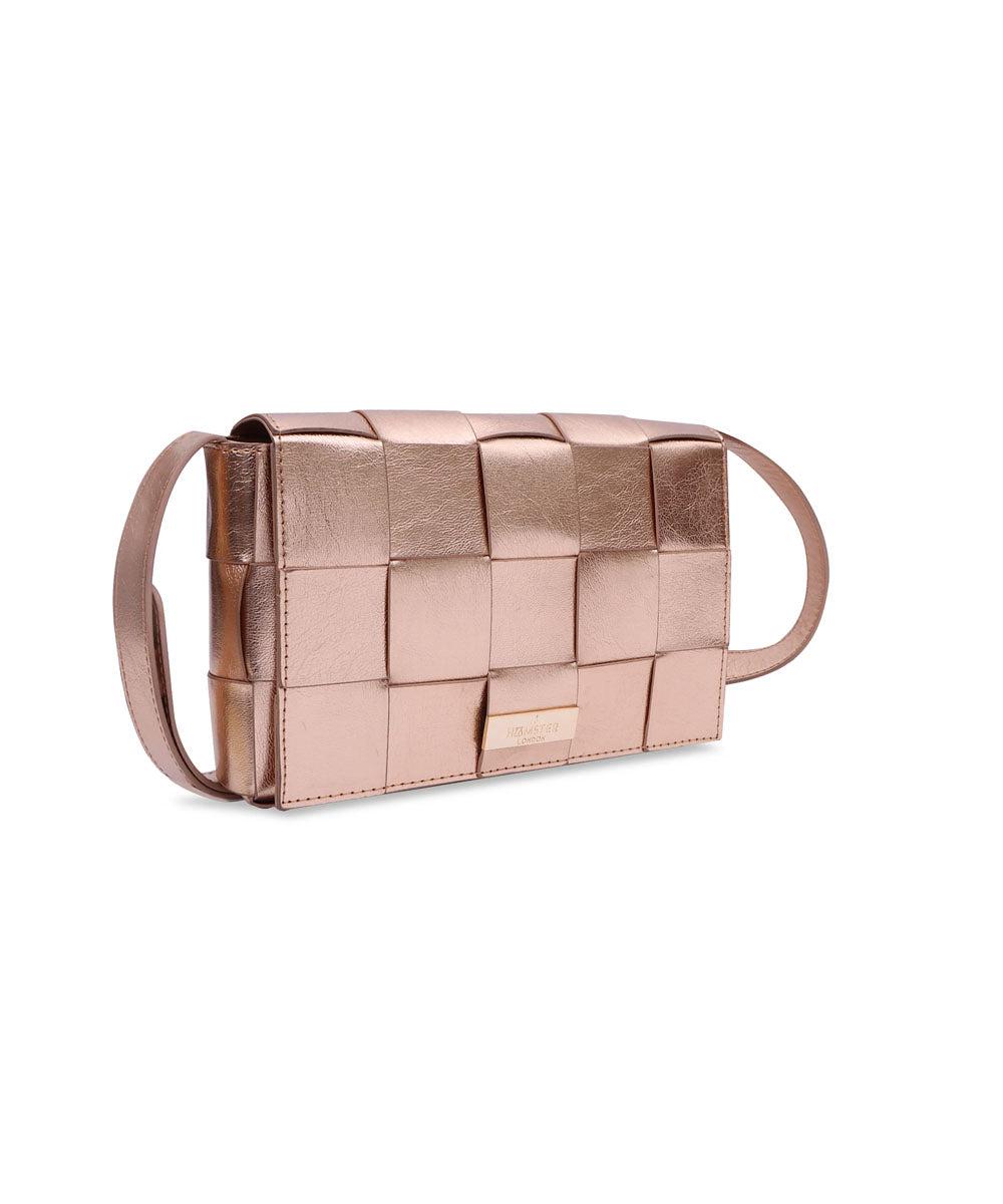 Hamster London Beverley Stellina Crossbody Rose Gold