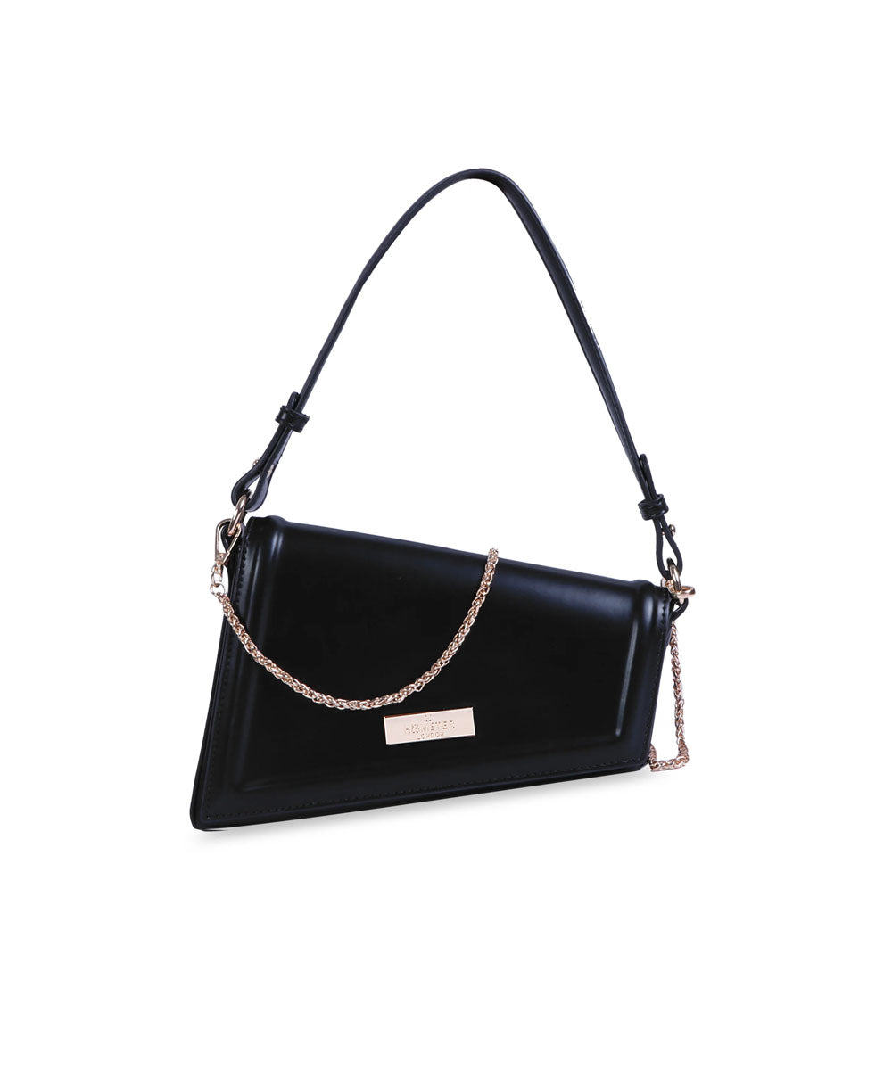 Hamster London Beverley Freefall Shoulder Bag Black