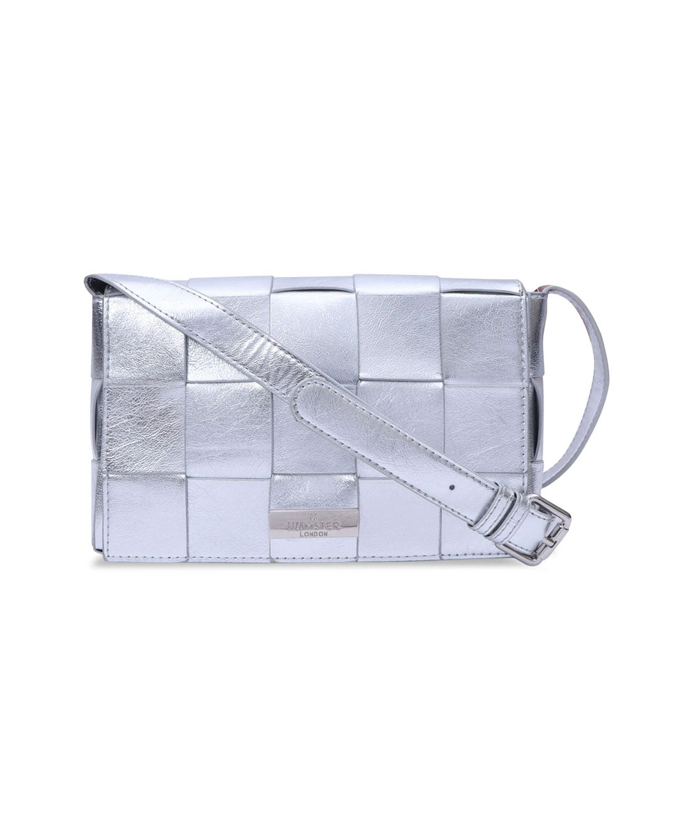 Hamster London Beverley Stellina Crossbody Silver