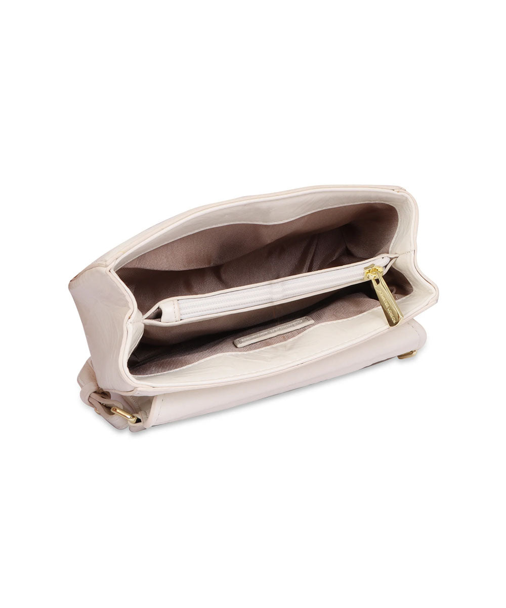 Hamster London Pastel Promise Sling Hand Bag White