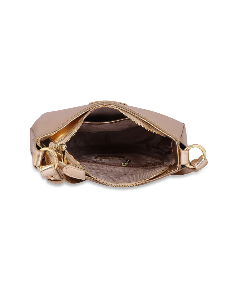 Hamster London Nights Edit Shoulder Bag Gold