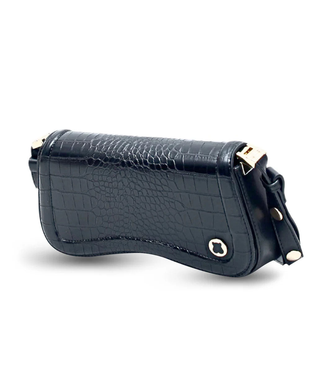 Hamster London Roma Shoulder Bag Black