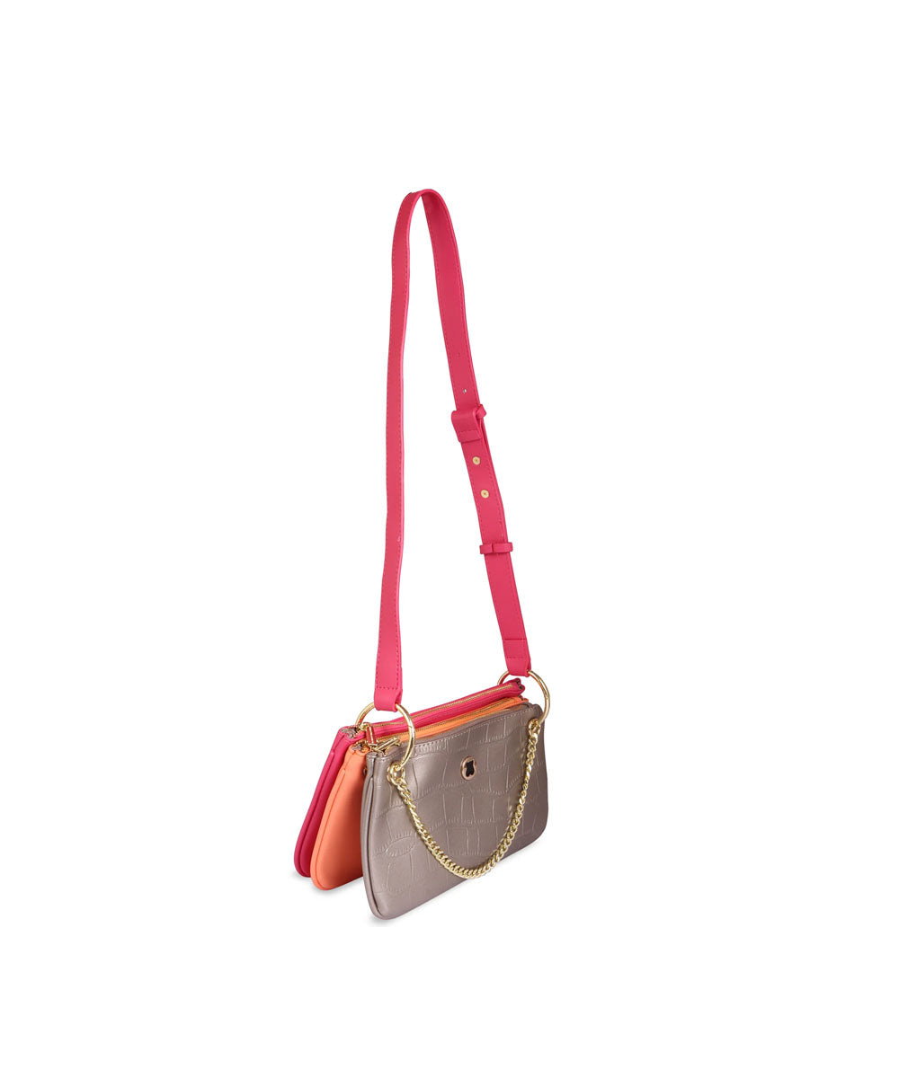 Hamster London Pastel Promise Set Of 3 Sling Pink