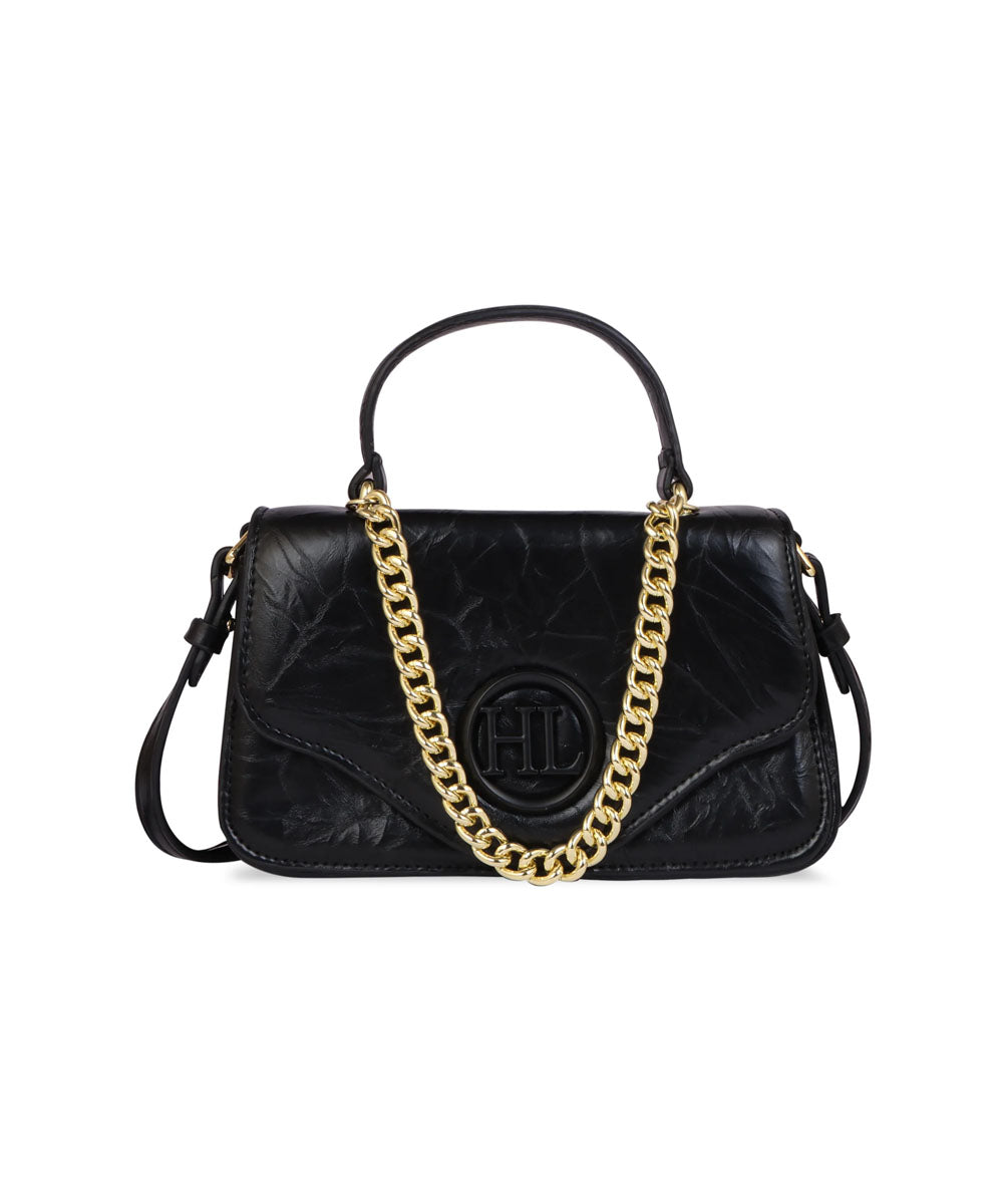 Hamster London Pastel Promise Sling Hand Bag Black