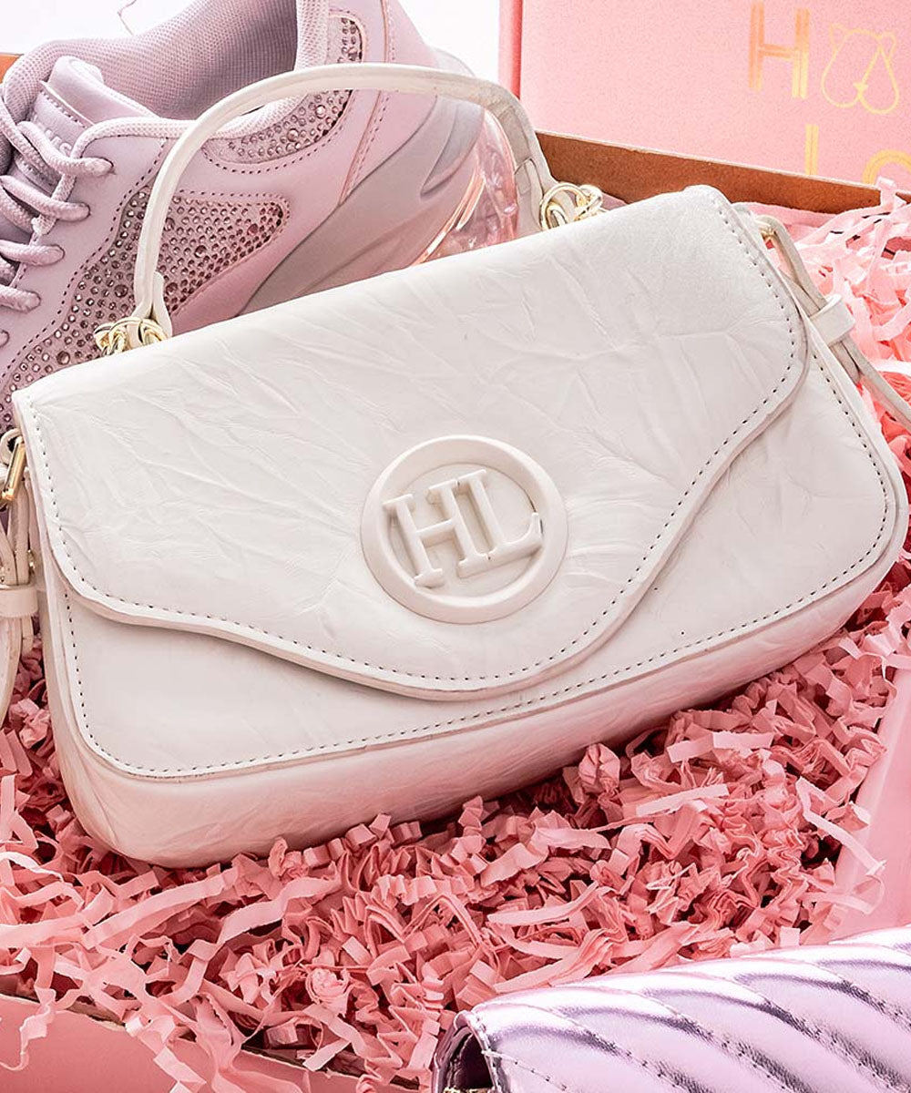 Hamster London Pastel Promise Sling Hand Bag White
