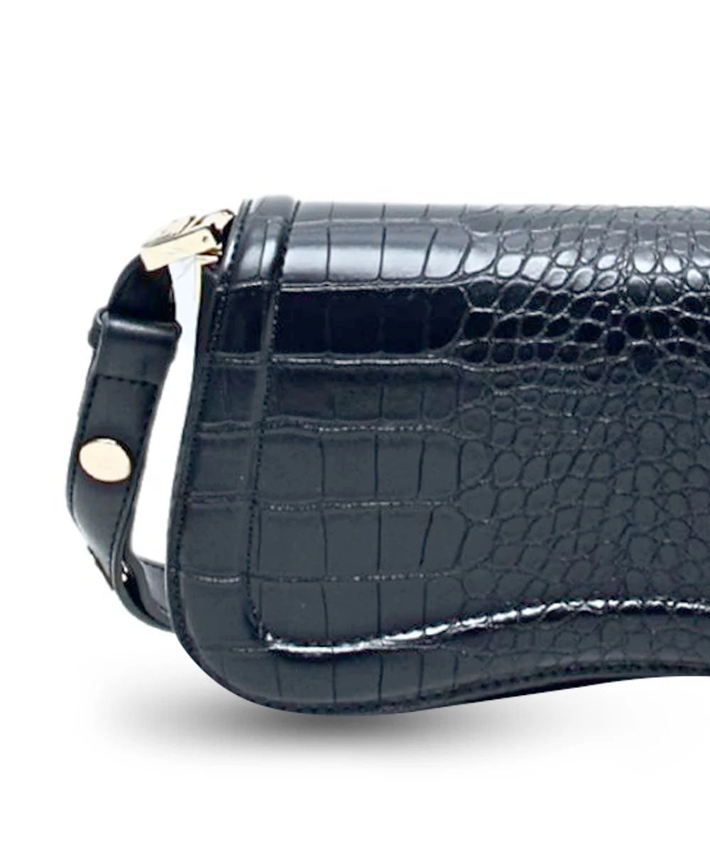 Hamster London Roma Shoulder Bag Black