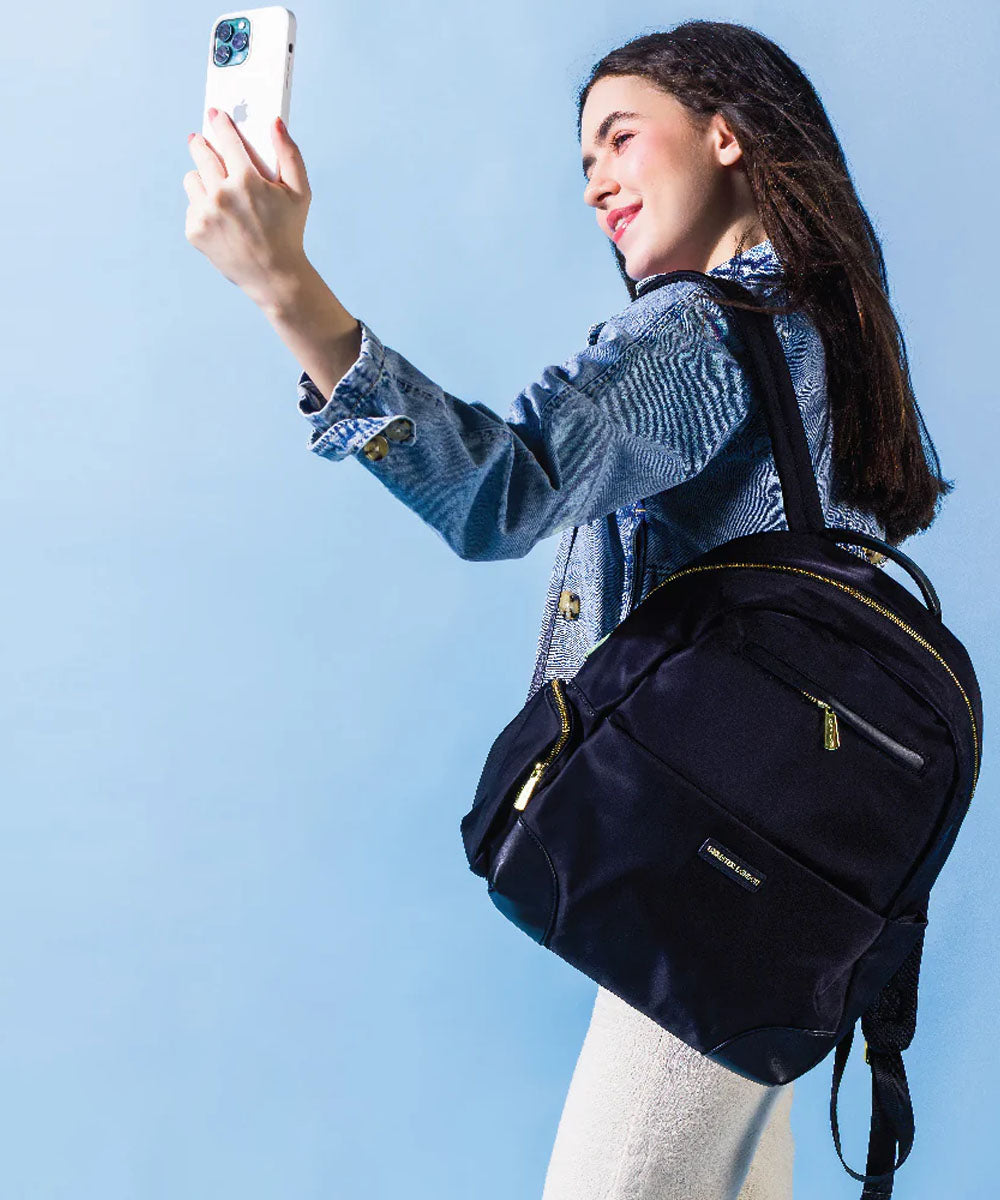 Hamster London Pastel Promise Backpack Black