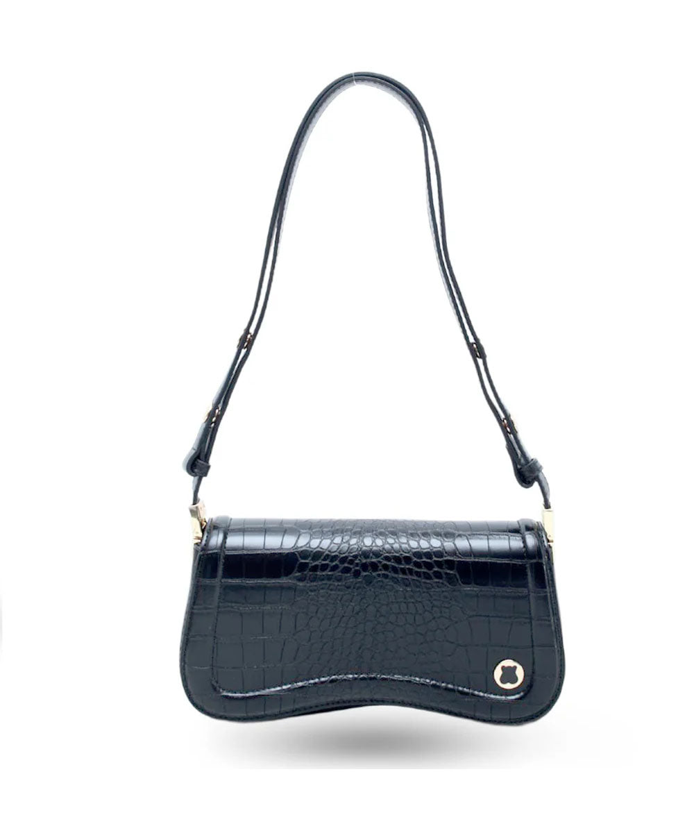 Hamster London Roma Shoulder Bag Black