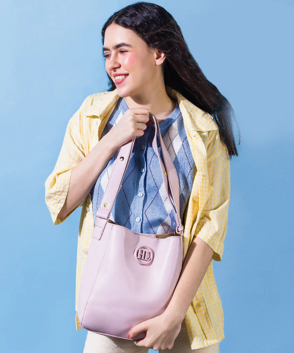 Hamster London Pastel Promise Shoulder Bag Pink