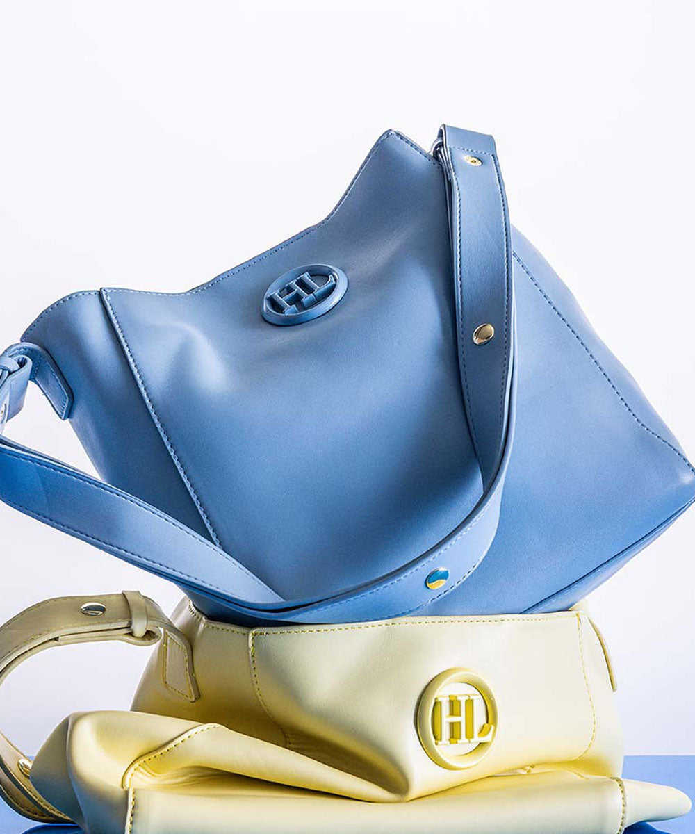 Hamster London Pastel Promise Shoulder Bag Blue