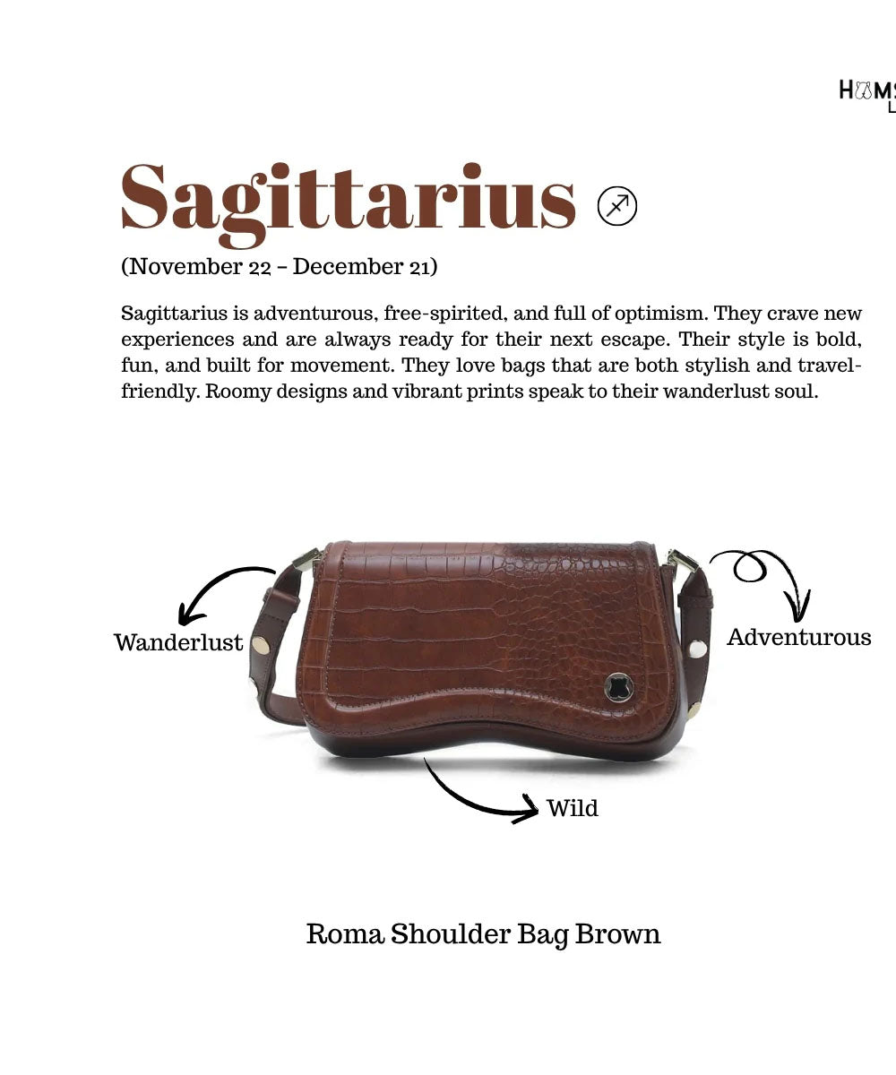 Hamster London Roma Shoulder Bag Brown