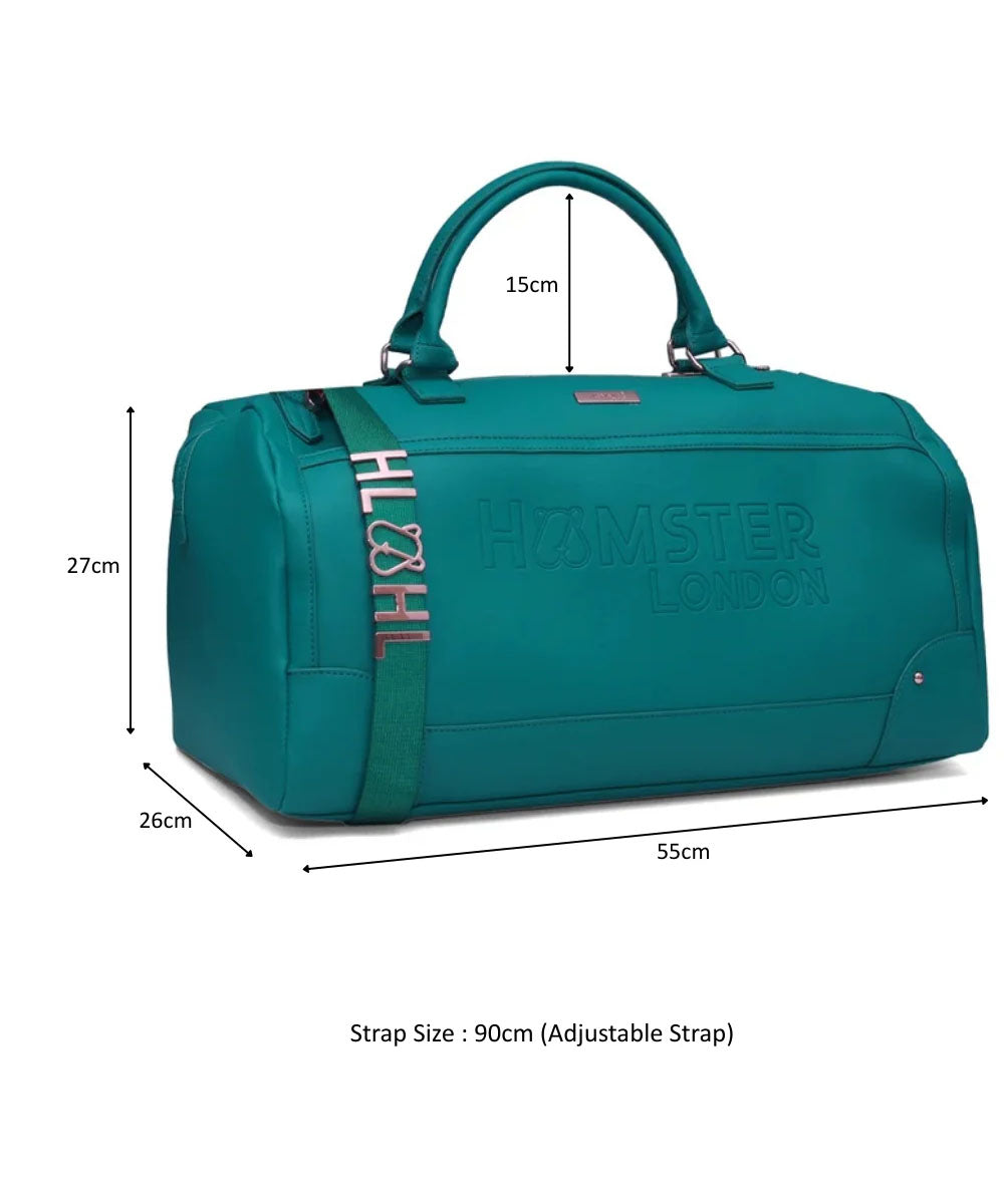 Hamster London Melissa Travel Duffle Bag Teal