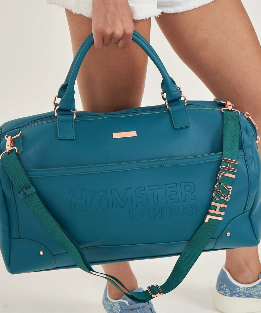 Hamster London Melissa Travel Duffle Bag Teal
