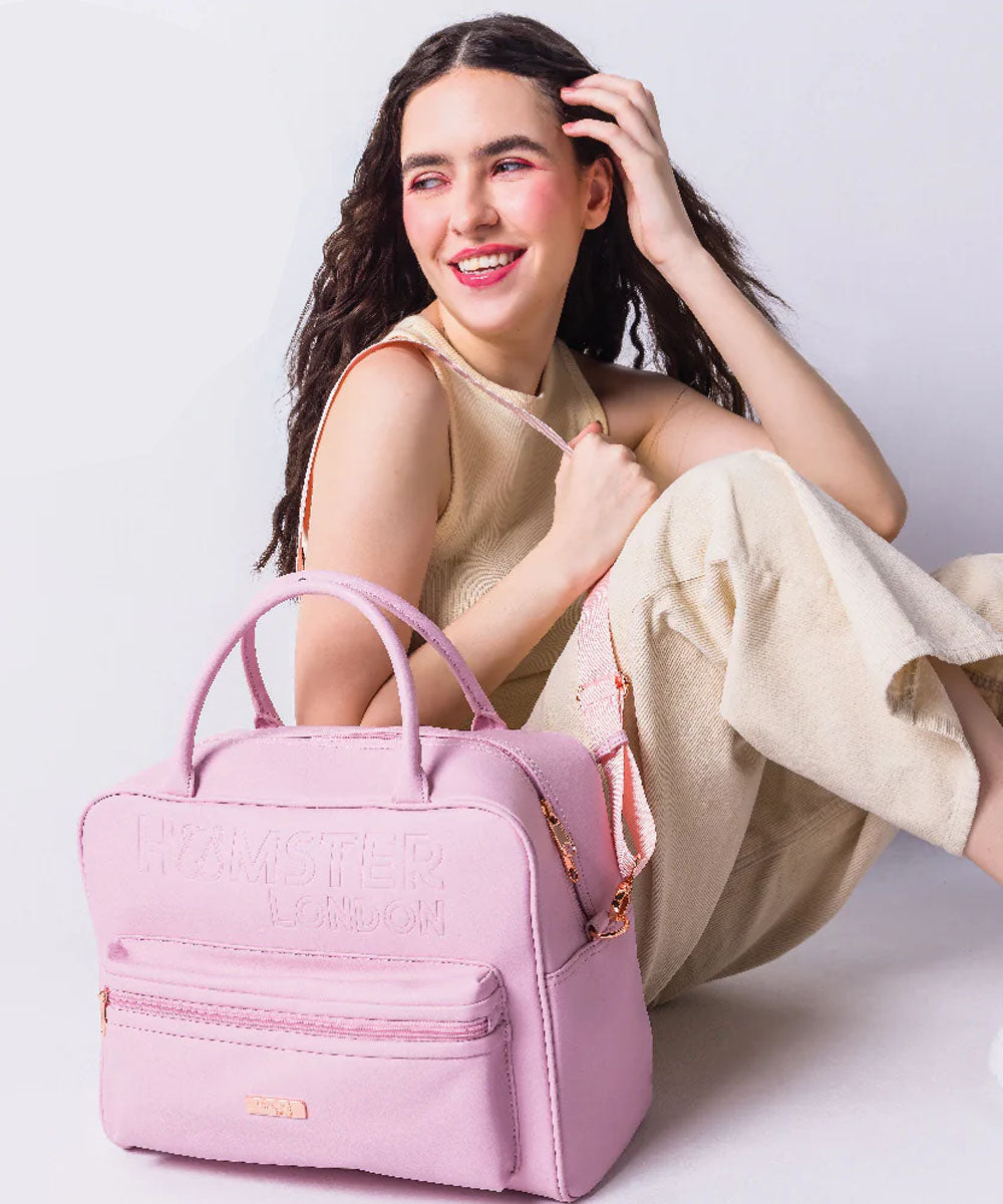 Hamster London Melissa Hand Bag Pink
