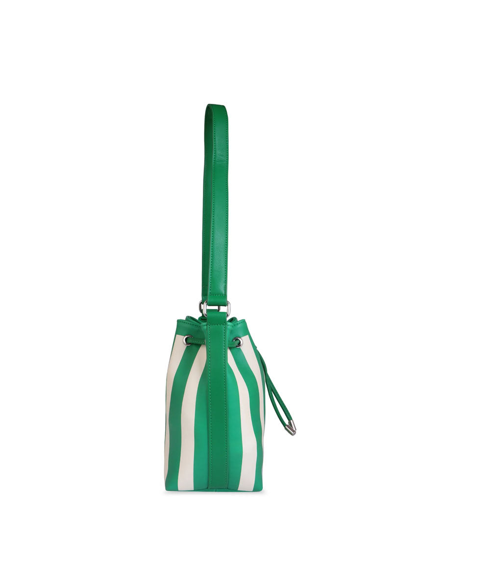 Hamster London Urban Eden Shoulder Bag Green/White