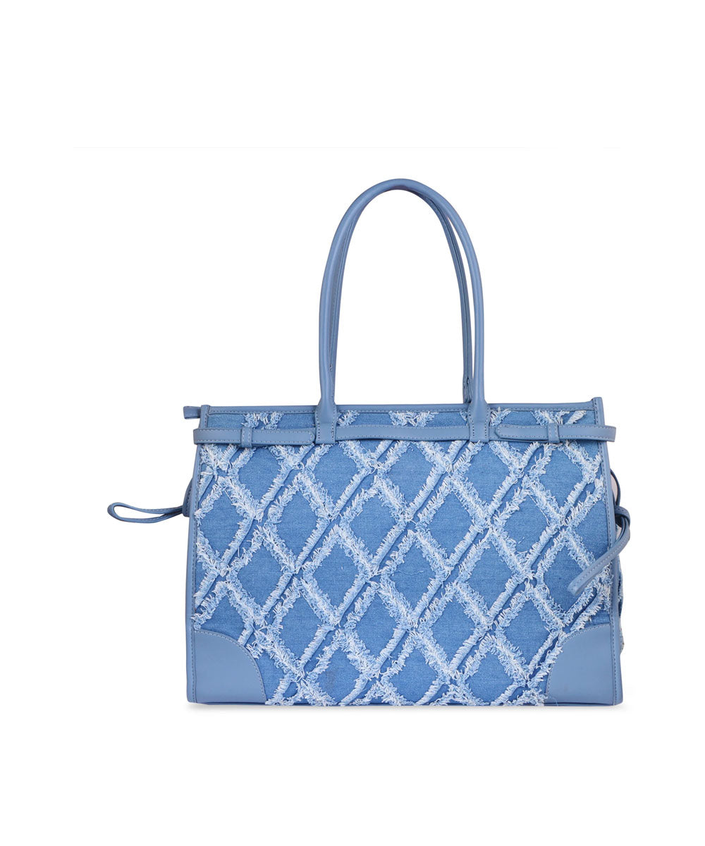 Hamster London Urban Eden Ivy Tote Bag Blue