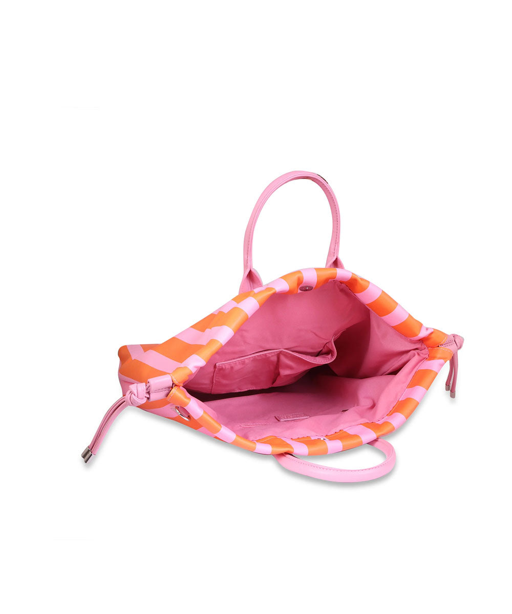 Hamster London Urban Eden Ella Tote Bag Orange/Pink