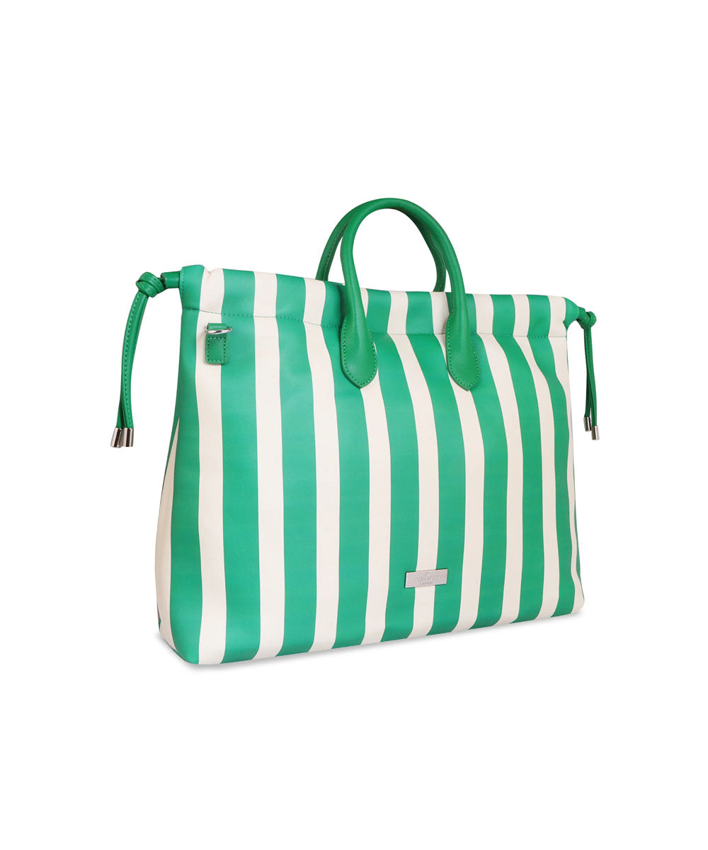 Hamster London Urban Eden Ella Tote Bag Green/White